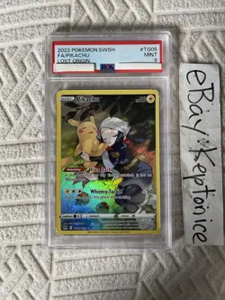 Pokemon TCG Pikachu TG05/TG30 Lost Origin 9 Ultra Rare Trainer Gallery Art Full - Image 1