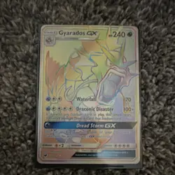 Pokemon Gyarados GX Secret Rare Full Art Holo Card Sm-Crimson Invasion 112/111 - Image 1