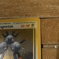 Magneton 9/102 Pokemon Card Holo WOTC Base Set - Image 3