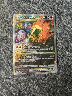 Pokemon Charizard VSTAR SWSH262 Promo Holo VSTAR Power Card - Image 1