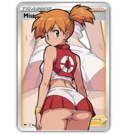 Sexy Misty | Beautiful Waifu Card - Goddess ACG Custom Fan Art Card | Sexy Card - Image 1