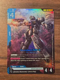 Gundam Card Game Gundam NT-1 GD03-001 LR - Steel Requiem - Image 1