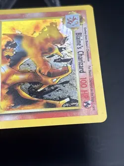 Blaine's Charizard 2/132 Gym Challenge Holo First Edition Pokemon Card - Image 4