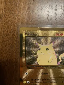 Gold Metal Pikachu Card 58/102 Pokemon Celebrations 25th Anniversary Pokemon TCG - Image 2