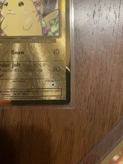 Gold Metal Pikachu Card 58/102 Pokemon Celebrations 25th Anniversary Pokemon TCG - Image 4