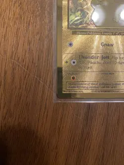 Gold Metal Pikachu Card 58/102 Pokemon Celebrations 25th Anniversary Pokemon TCG - Image 5