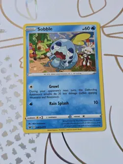 Vaporeon SWSH072 Sobble SWSH073 Pokemon Card Black Star Promo Holo Sword Shield - Image 5