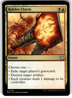 Rakdos Charm Commander: Duskmourn: House of Horror Regular MTG - Image 1