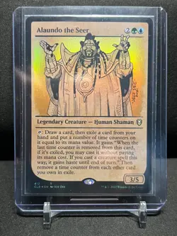 Alaundo the Seer - Showcase Foil - Magic MTG 2022 Baldur's Gate LP - Image 1