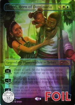 MTG Teferi, Hero of Dominaria (248) | NM Foil | Secret Lair Black is Magic {SLD} - Image 1