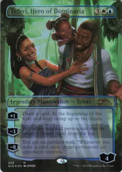 MTG Teferi, Hero of Dominaria (248) | NM Foil | Secret Lair Black is Magic {SLD} - Image 2