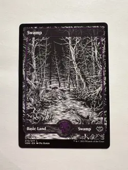 Swamp - FULL ART SHOWCASE (#272) - MTG Innistrad: Crimson Vow - NM - Image 1