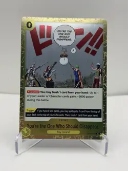 One Piece The Best Vol. 2 You're the One Who Should Disappear OP06-115 Foil NM - Image 1