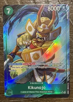 Kikunojo Alternate Alt Art SR EB04-012 One Piece TCG English OP14 Azure Seven - Image 1