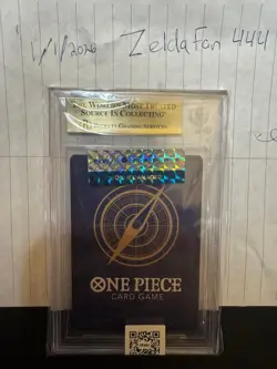 PSA 10 ONE PIECE English Card Game Portgas D. Ace Manga Alternate Art OP02-013 - Image 2