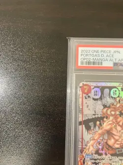 PSA 10 Portgas D. Ace OP02-013 Manga Alt Art Japanese One Piece Card GEM MINT 20 - Image 2