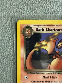 Dark Charizard-21/82-NON-HOLO-Pokemon Team Rocket Unlimited Rare Card WOTC MP - Image 3