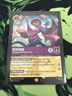 Lorcana - Demona Scourge Of The Wyvern Clan - Whispers In The Well 55/204 Reg - Image 1