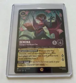 Lorcana - Demona Scourge Of The Wyvern Clan - Whispers In The Well 55/204 Reg - Image 1