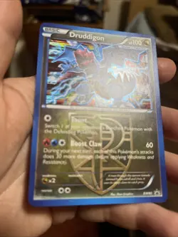 Pokemon TCG Cards Druddigon BW80 Black Star Promo Holo LP - Image 4
