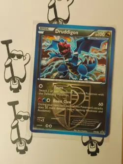 Pokemon TCG Druddigon BW80 - ENG Black & White Black Star Promo Holo Card M/NM - Image 1