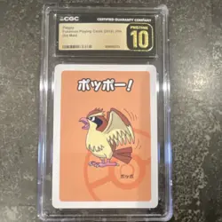 Pokemon Pidgey Playing Card (2019) JPN Old Maid CGC Pristine 10 Japanese - Image 1