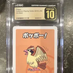 Pokemon Pidgey Playing Card (2019) JPN Old Maid CGC Pristine 10 Japanese - Image 3