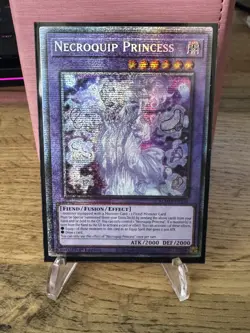Yu-Gi-Oh! Necroquip Princess 1st Edition Starlight Rare Card BLMM-EN146 AMERICAN - Image 1