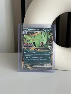 Pokemon TCG Card Tyranitar ex 064/131 Prismatic Evolutions Stamped Promo - NM - Image 1