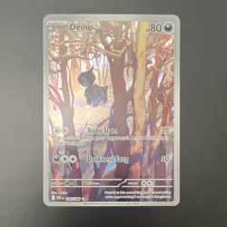 Pokemon Deino 146/086 SV: White Flare Illustration Rare Full Art Holo TCG - Image 1