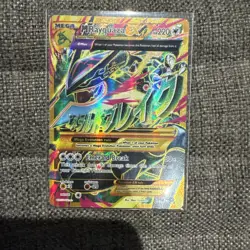 2015 Pokemon XY Ancient Origins M Mega Rayquaza EX 98/98 Full Art Holo Rare - Image 1