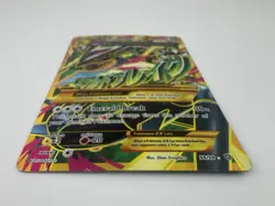 Pokemon XY 2015 Ancient Origins M Mega Rayquaza EX 98/98 Full Art Holo Rare LP - Image 3