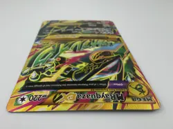 Pokemon XY 2015 Ancient Origins M Mega Rayquaza EX 98/98 Full Art Holo Rare LP - Image 5
