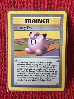Clefairy Doll - 70/102 - Pokemon Base Set Unlimited Rare Card WOTC HP - Image 1