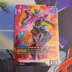 GFreD LR GD03-035 Steel Requiem Gundam TCG English NM Card Game - Image 1
