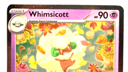 Pokemon Whimsicott Black Star Promo (Cosmos Holo) + FREE extra Rare card! - Image 2