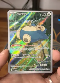 Snorlax 051 Pokemon Center Stamped Black Star Promo Card SVP051 - Image 1