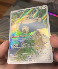 Snorlax 051 Pokemon Center Stamped Black Star Promo Card SVP051 - Image 4