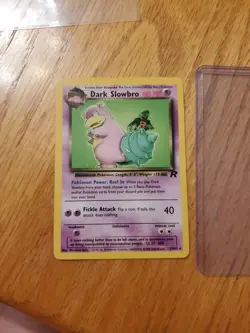 Dark Slowbro 29/82 Team Rocket Rare Non Hilo Pokemon Card NM Condition - Image 1