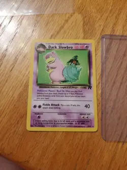Dark Slowbro 29/82 Team Rocket Rare Non Hilo Pokemon Card NM Condition - Image 2