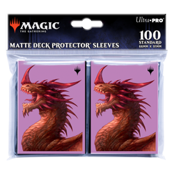 Commander Masters Ur Dragon Magic MTG deck protectors card sleeves - Image 1