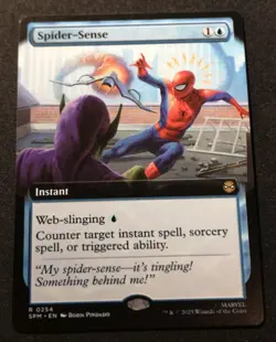 Spider-Sense - Extended Art - SPM - MTG - EN - NM - 0254 - Image 1