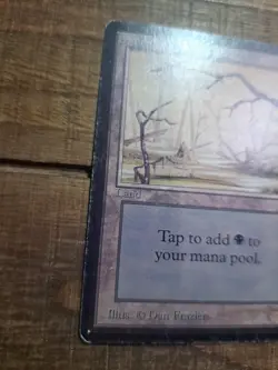 Swamp (B) Limited Edition - Beta Edition Regular, Magic The Gathering (MTG) - Image 2