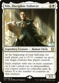 MTG - Nils, Discipline Enforcer - Commander 2021 - X1 - (NM) - #X6478 - Image 1