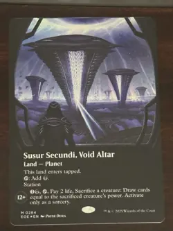 Susur Secundi, Void Altar (Borderless) Edge of Eternities Foil - Image 1