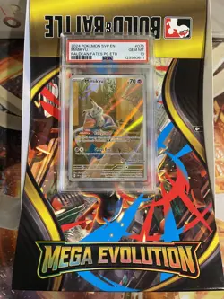 2024 Pokemon SVP EN-SV BLACK STAR PROMO POKEMON CENTER MIMIKYU #075 PSA 10 - Image 1