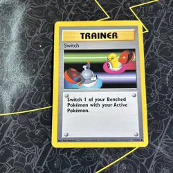 Pokemon TCG Switch Base Set 95/102 Regular Unlimited Common Trainer D32 - Image 1