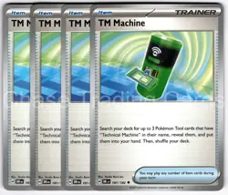 TM Machine 181/182 Uncommon Playset 4x Destined Rivals Pokemon TCG NM - Image 1