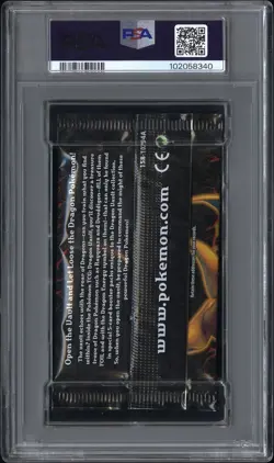 2012 Pokemon Int'l Dragon Vault Dragonite PSA 10 Foil Booster Pack GEM MINT Pop3 - Image 2