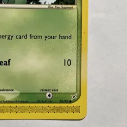 Pokemon TCG Bulbasaur EX Team Magma Vs Team Aqua 2004 Regular - Image 5